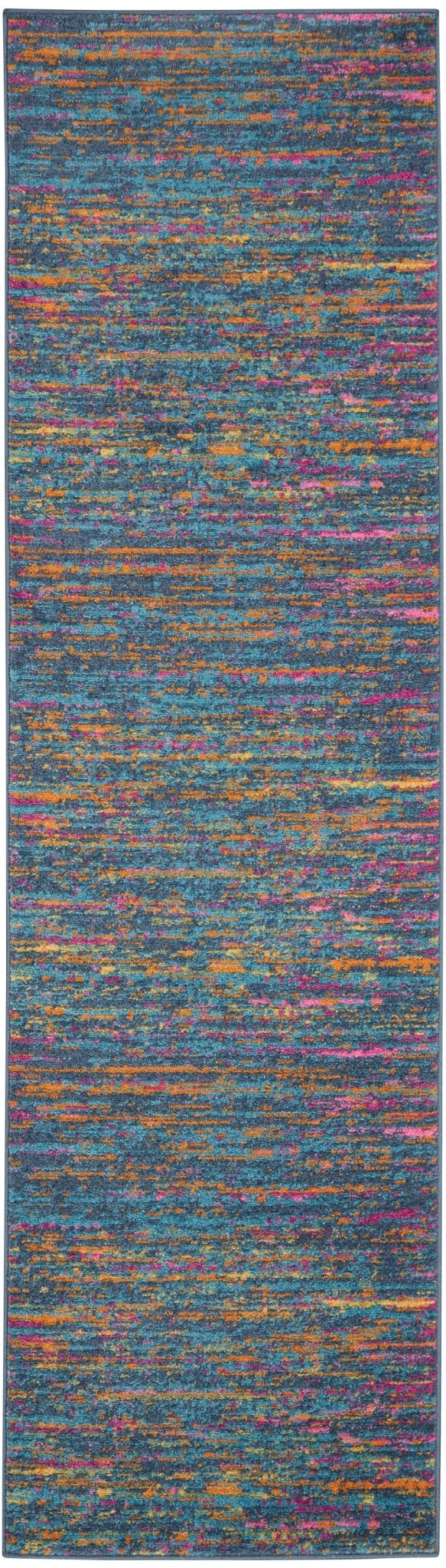 Nourison Passion Psn35 Blue/Multicolor Rugs - Nourison - 99446780126