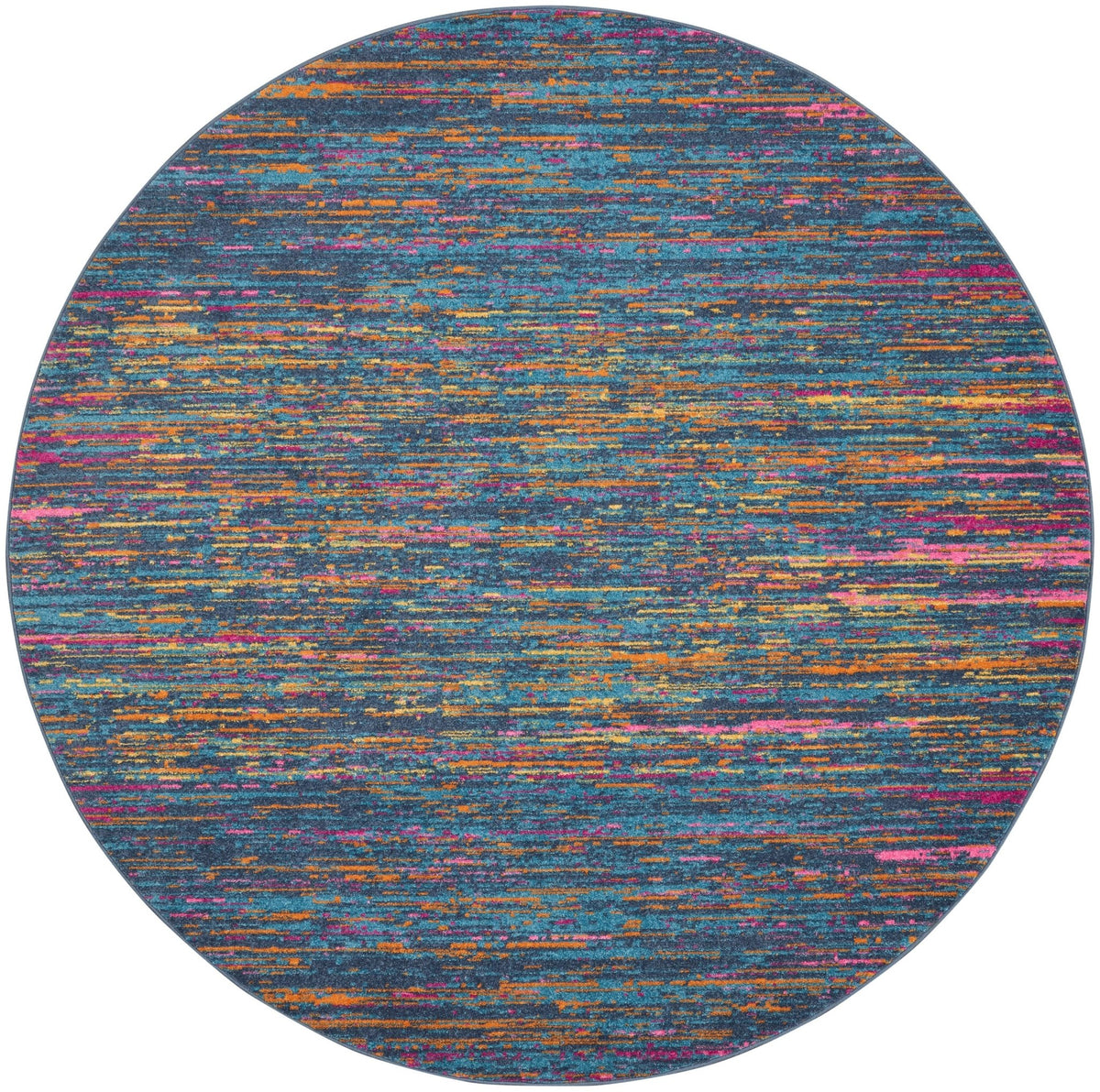 Nourison Passion Psn35 Blue/Multicolor Rugs - Nourison - 99446780126