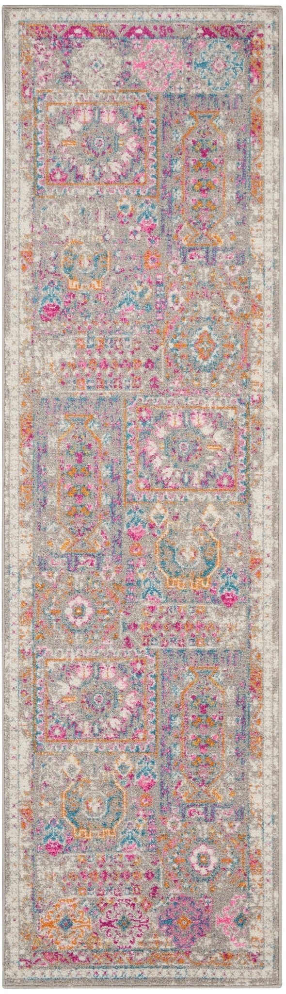 Nourison Passion Psn37 Grey/Multi Rugs - Nourison - 99446780591