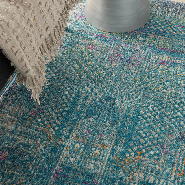 Nourison Passion Psn38 Blue Rugs - Nourison - 99446780874