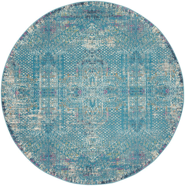 Nourison Passion Psn38 Blue Rugs - Nourison - 99446780874