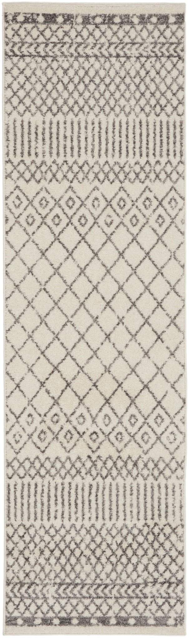 Nourison Passion Psn42 Ivory/Grey Rugs - Nourison - 99446829979