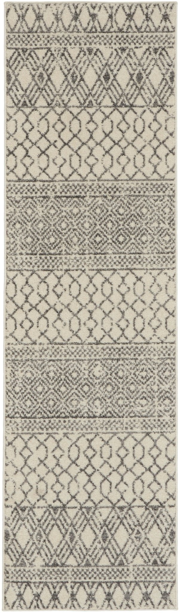 Nourison Passion Psn43 Ivory/Grey Rugs - Nourison - 99446793560