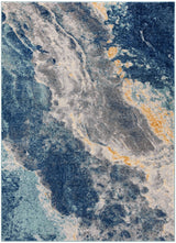 Nourison Passion Psn51 Blue Multicolor Rug - Nourison - 99446968180