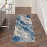 Nourison Passion Psn51 Blue Multicolor Rug - Nourison - 99446968210