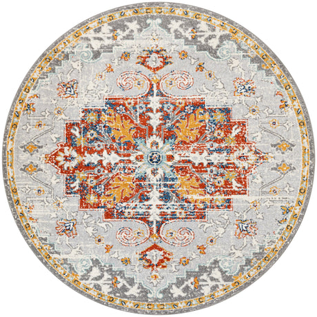 Nourison Passion Psn52 Grey Multicolor Rug - Nourison - 99446968500