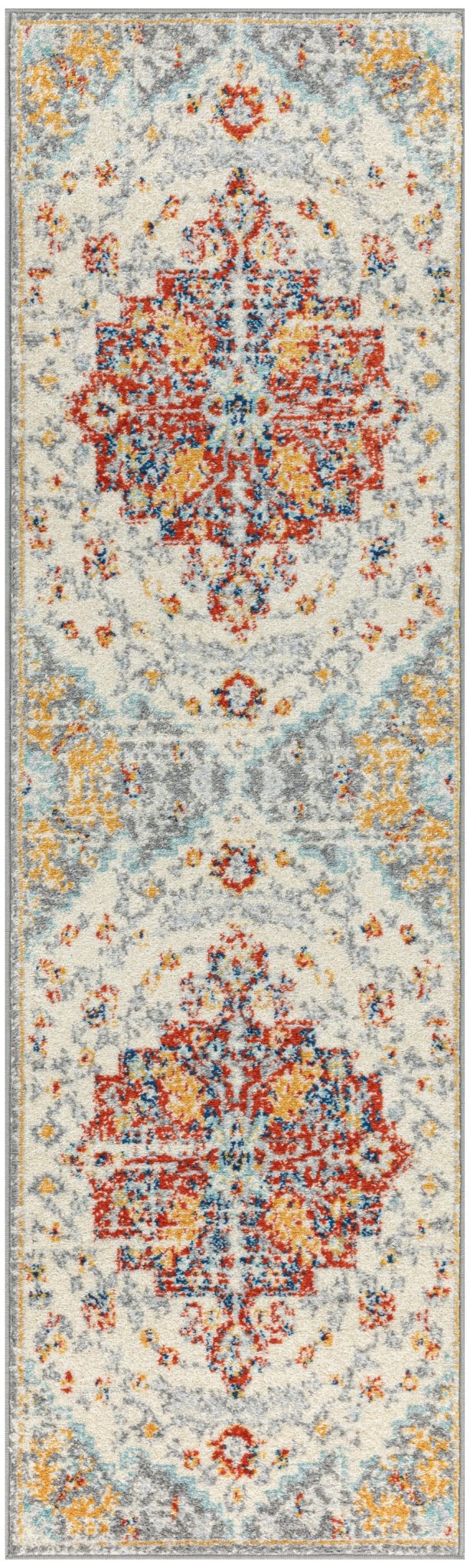 Nourison Passion Psn52 Ivory Multicolor Rug - Nourison - 99446968531