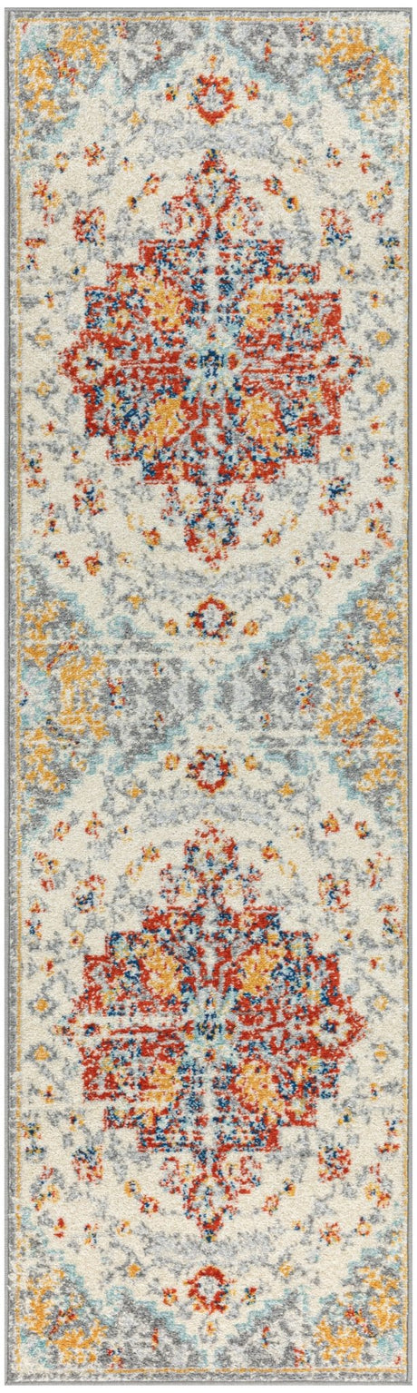 Nourison Passion Psn52 Ivory Multicolor Rug - Nourison - 99446968531