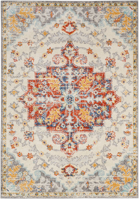 Nourison Passion Psn52 Ivory Multicolor Rug - Nourison - 99446968562