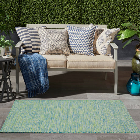 Nourison Positano Pos01 Blue/Green Rug - Nourison - 99446842206