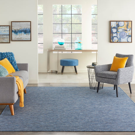 Nourison Positano Pos01 Navy Blue Rugs - Nourison - 99446842350
