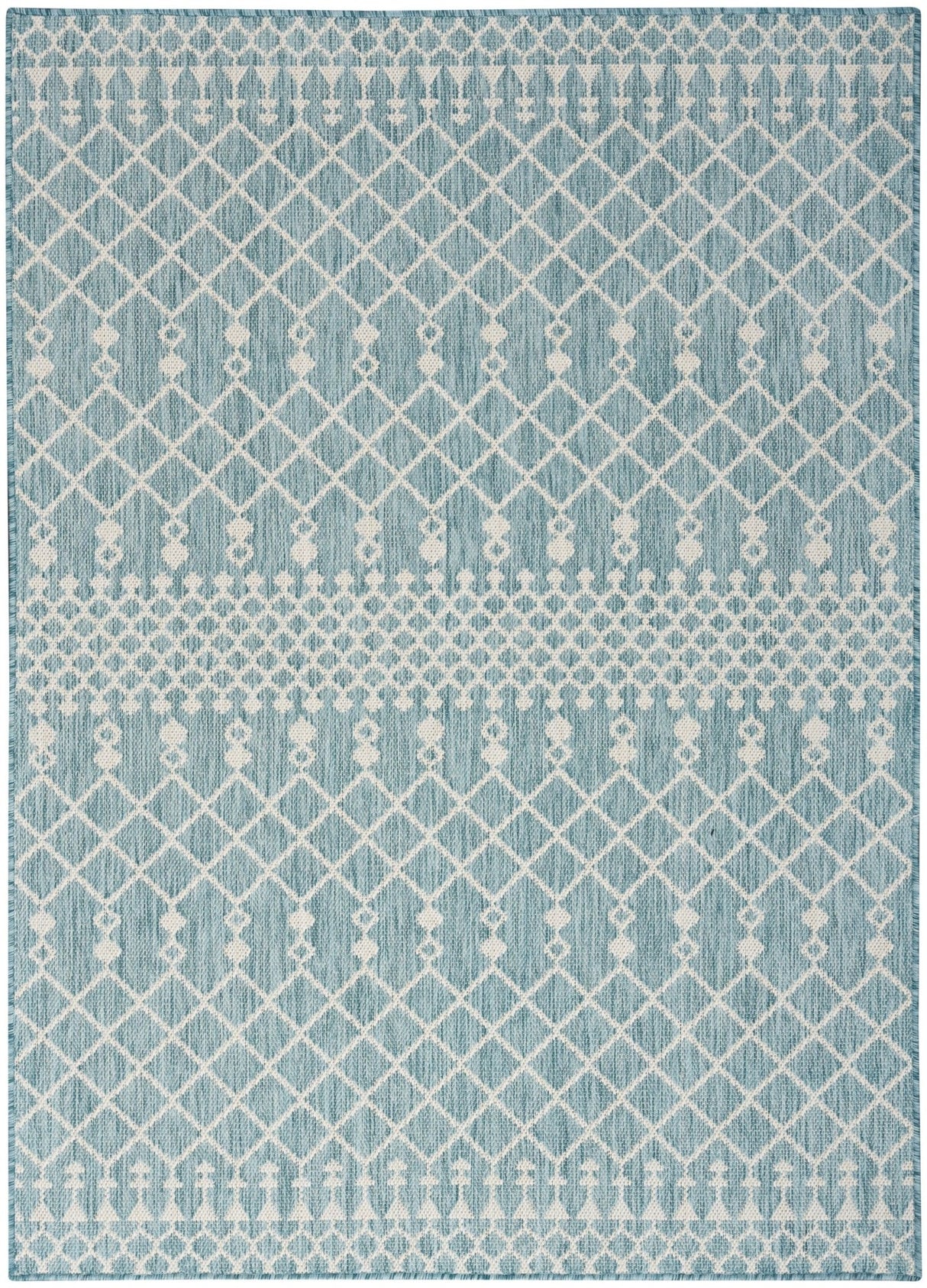 Nourison Positano Pos02 Aqua Rug - Nourison - 99446902498
