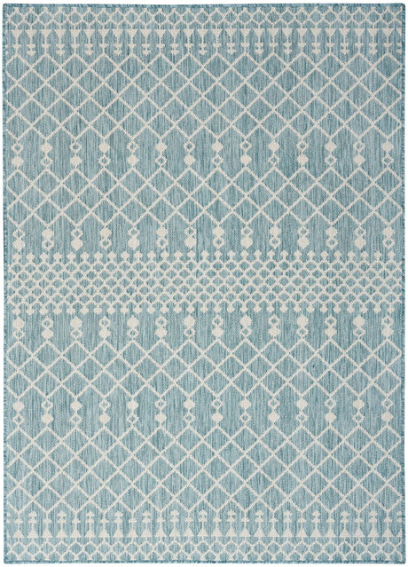 Nourison Positano Pos02 Aqua Rug - Nourison - 99446902498