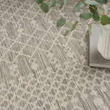 Nourison Positano Pos02 Light Grey Rug - Nourison - 99446902801