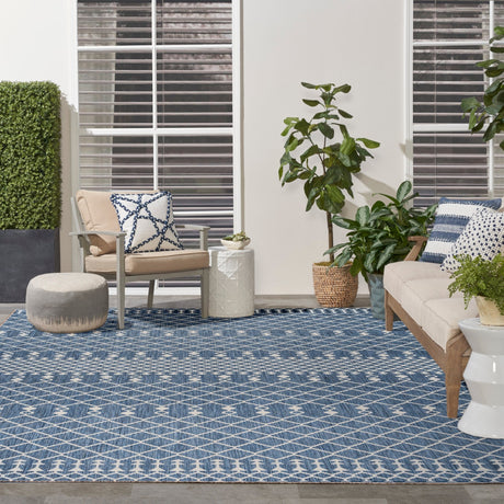 Nourison Positano Pos02 Navy Blue Rug - Nourison - 99446902924