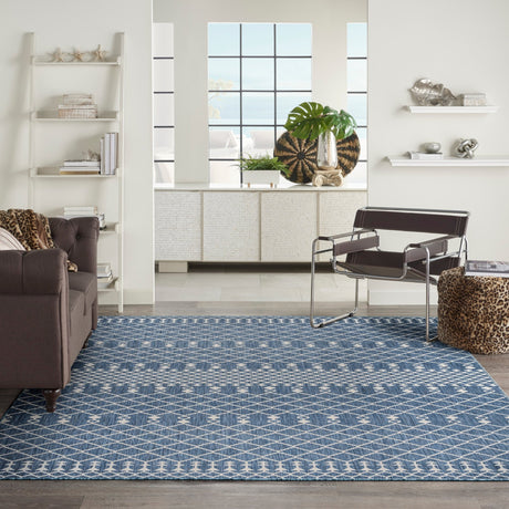 Nourison Positano Pos02 Navy Blue Rug - Nourison - 99446902924