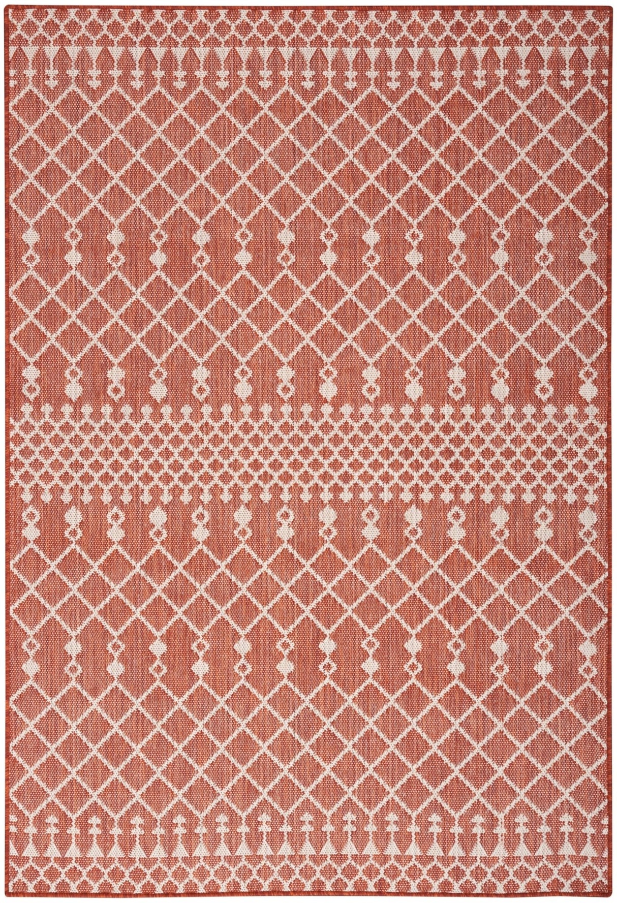 Nourison Positano Pos02 Terracotta Rug - Nourison - 99446902986
