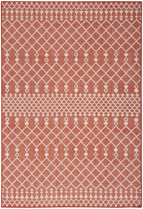 Nourison Positano Pos02 Terracotta Rug - Nourison - 99446902986