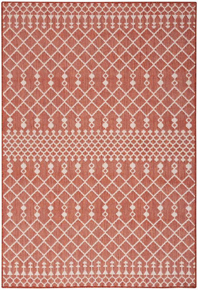 Nourison Positano Pos02 Terracotta Rug - Nourison - 99446902986