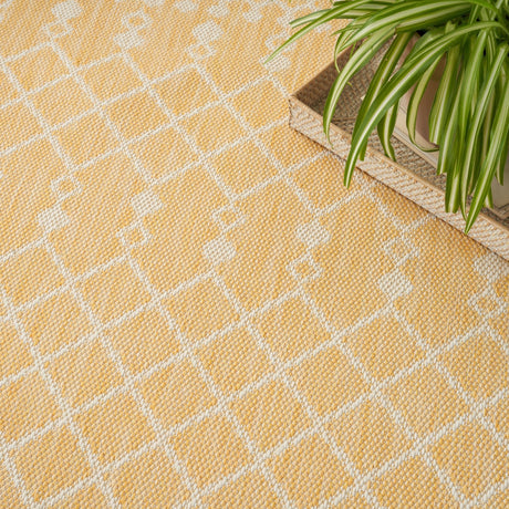 Nourison Positano Pos02 Yellow Rug - Nourison - 99446903112