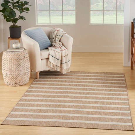 Nourison Positano Pos03 Beige Ivory Rug - Nourison - 99446903372