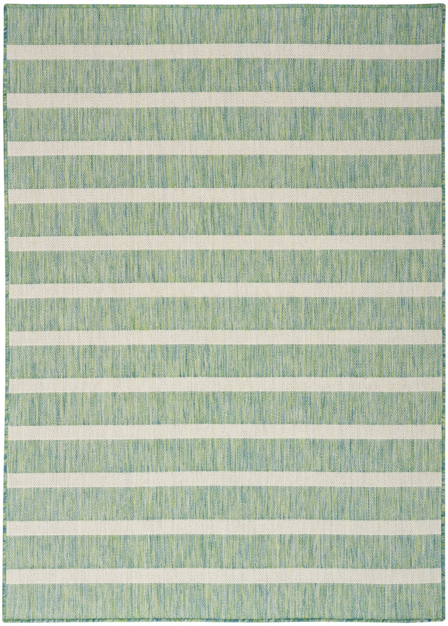 Nourison Positano Pos03 Blue Green Ivory Rug - Nourison - 99446903433