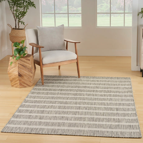 Nourison Positano Pos03 Grey Ivory Rug - Nourison - 99446903624