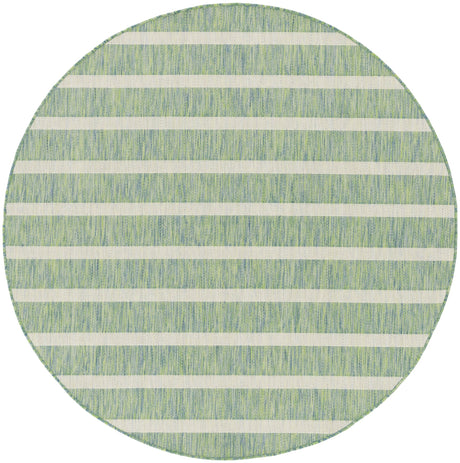 Nourison Positano POS03 Machine Made Blue, Green, Ivory Rug