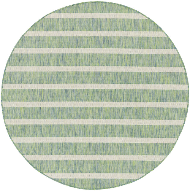 Nourison Positano POS03 Machine Made Blue, Green, Ivory Rug