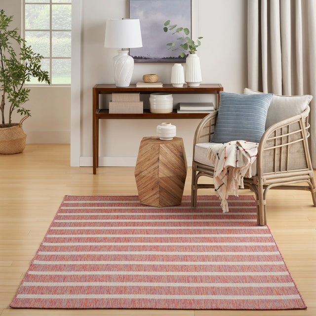 Nourison Positano Pos03 Rainbow Ivory Rug - Nourison - 99446903815