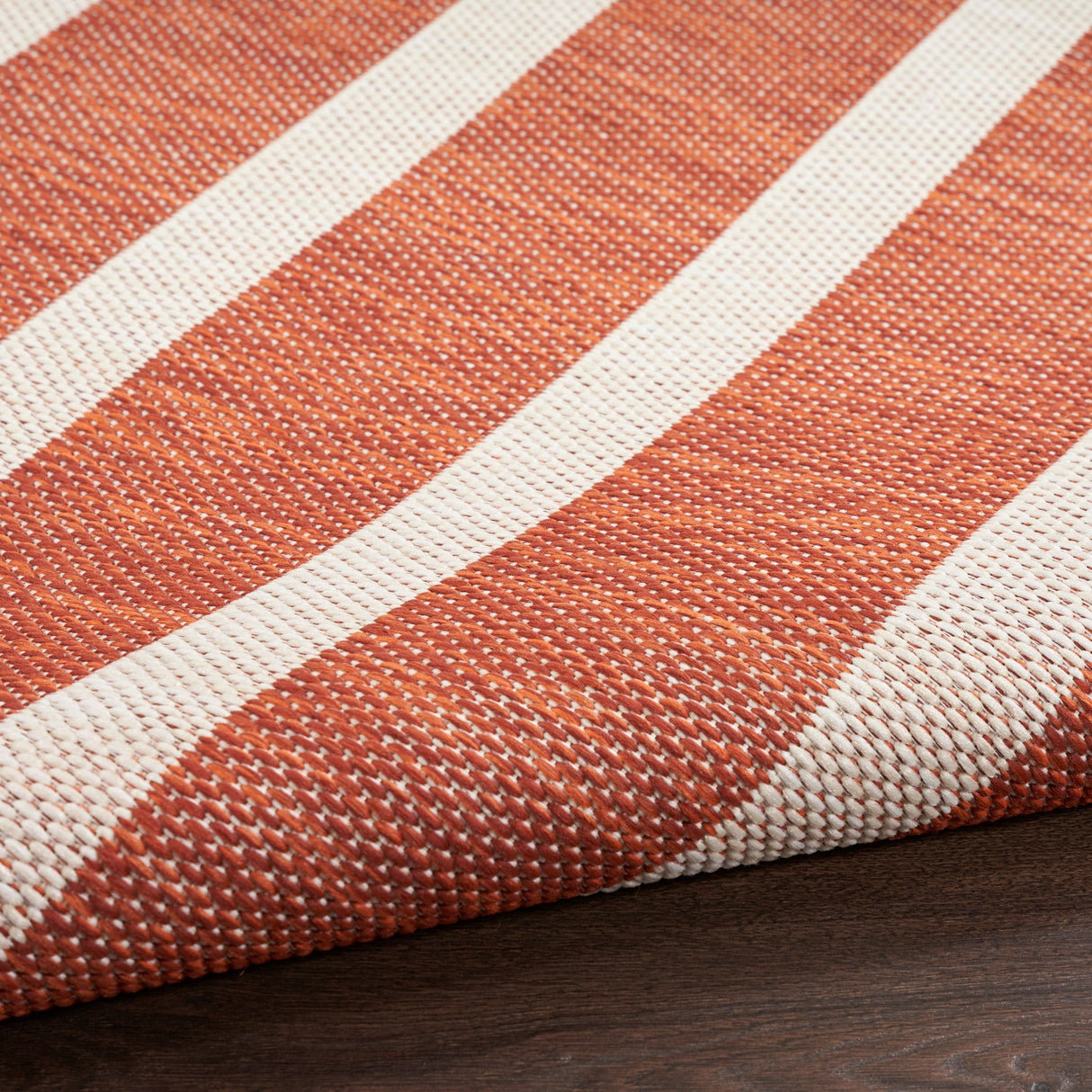 Nourison Positano Pos03 Terracotta Ivory Rug - Nourison - 99446903877