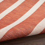Nourison Positano Pos03 Terracotta Ivory Rug - Nourison - 99446903877