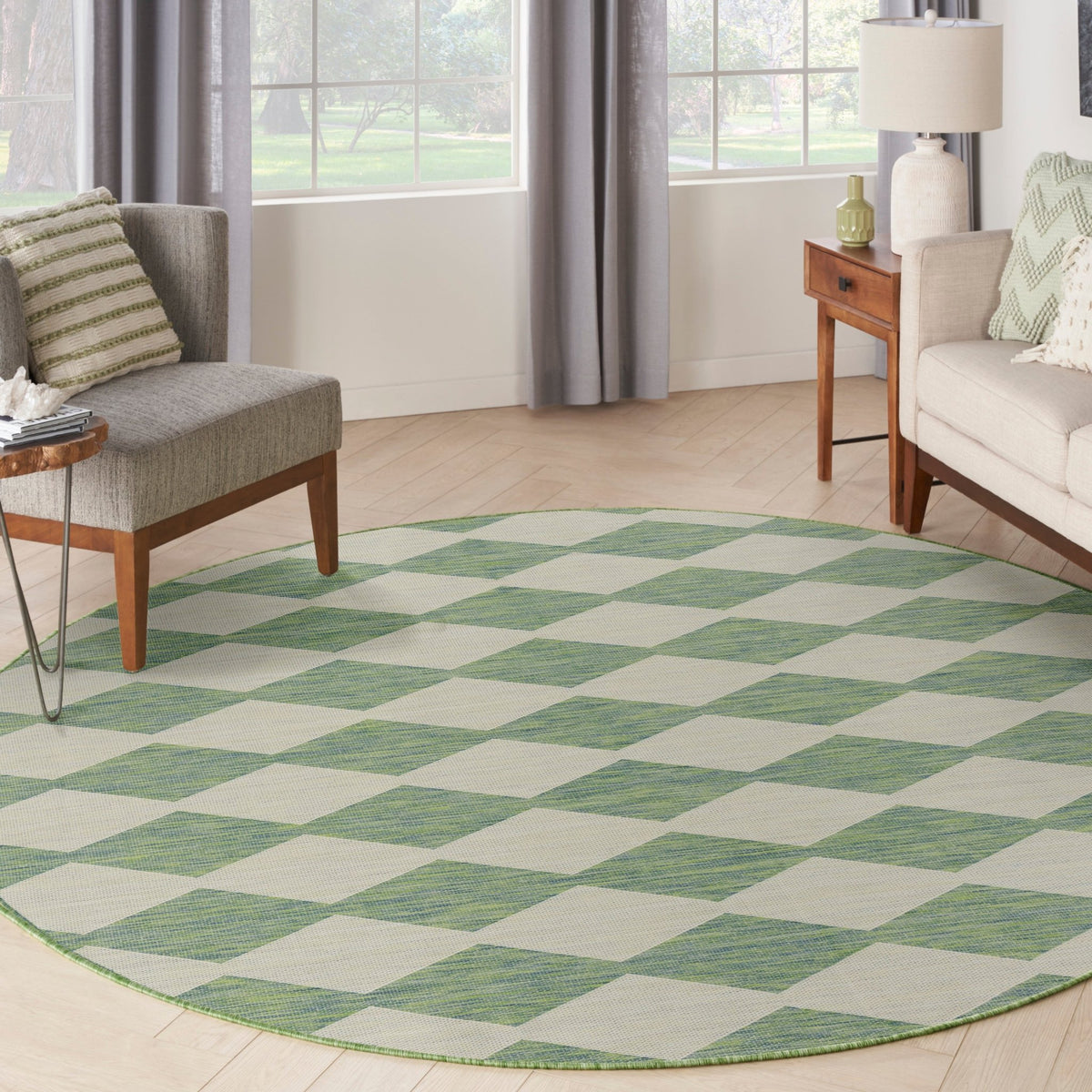 Nourison Positano Pos04 Blue Green Rug - 841491146767