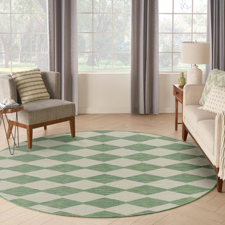 Nourison Positano Pos04 Blue Green Rug - 841491146767
