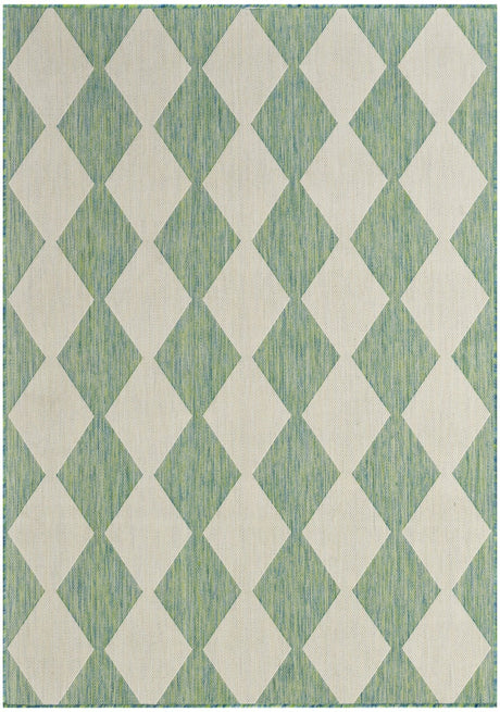 Nourison Positano Pos04 Blue Green Rug - Nourison - 99446938350