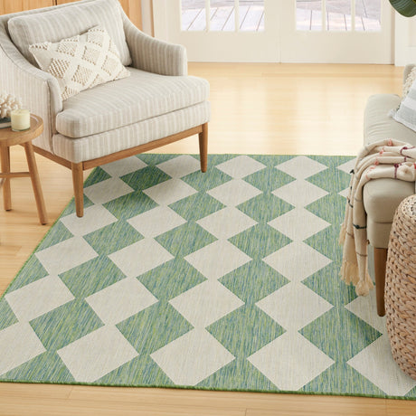 Nourison Positano Pos04 Blue Green Rug - Nourison - 99446938350