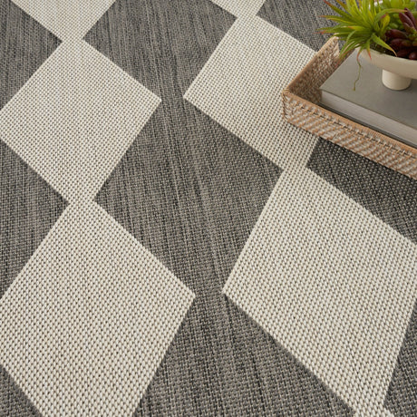 Nourison Positano Pos04 Charcoal Rug - Nourison - 99446937964