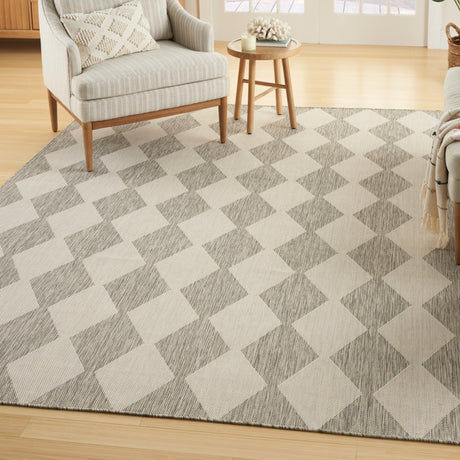 Nourison Positano Pos04 Light Grey Rug - Nourison - 99446938473