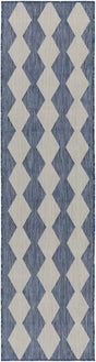 Nourison Positano POS04 Machine Made Navy, Blue Rug