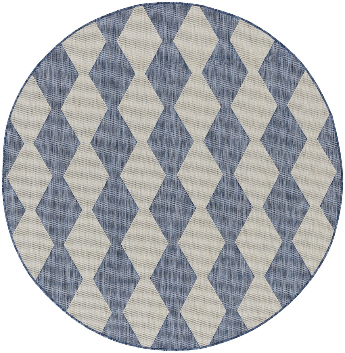 Nourison Positano POS04 Machine Made Navy, Blue Rug