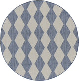 Nourison Positano POS04 Machine Made Navy, Blue Rug