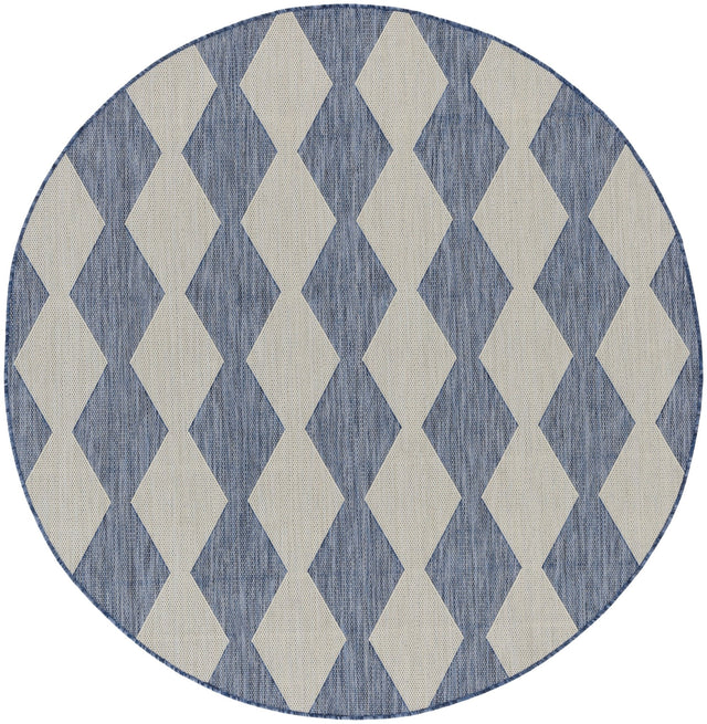 Nourison Positano POS04 Machine Made Navy, Blue Rug