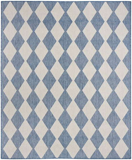 Nourison Positano POS04 Machine Made Navy, Blue Rug