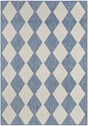 Nourison Positano POS04 Machine Made Navy, Blue Rug