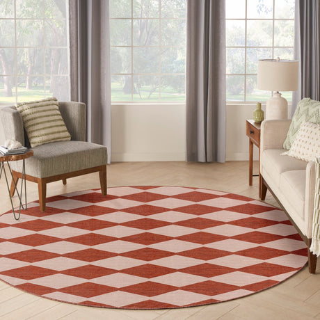 Nourison Positano POS04 Machine Made Terrain Rug