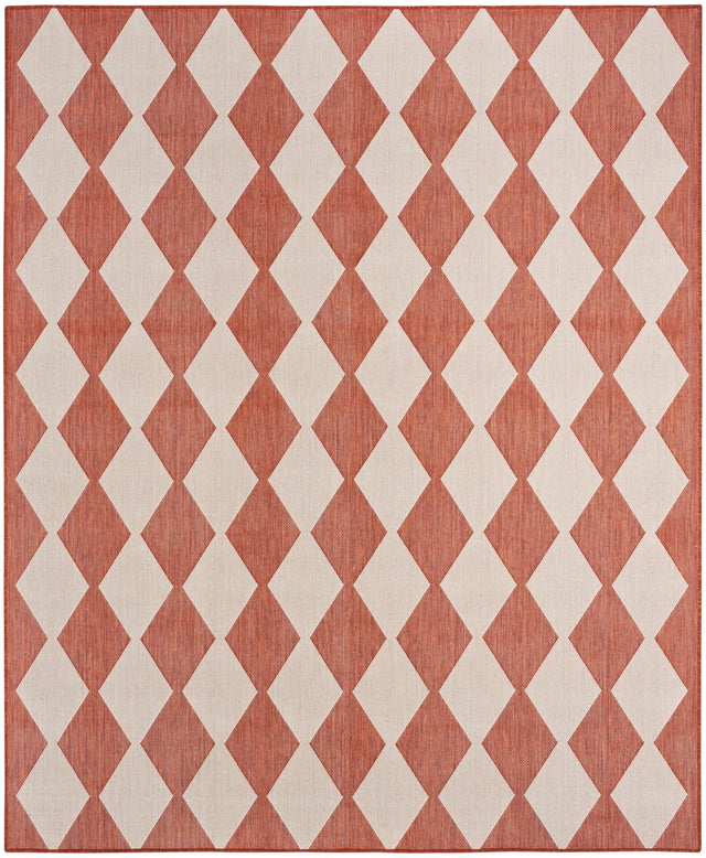 Nourison Positano Pos04 Terracotta Rug - Nourison - 99446938176