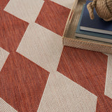 Nourison Positano Pos04 Terracotta Rug - Nourison - 99446938176
