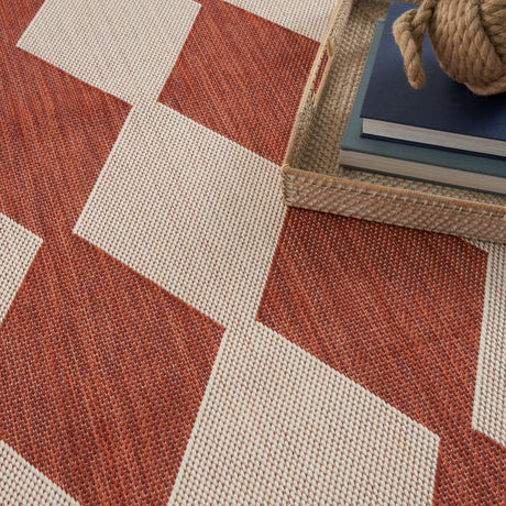 Nourison Positano Pos04 Terracotta Rug - Nourison - 99446938176