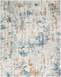 Nourison Quarry Qua01 Beige Blue Rust Rug - Nourison - 99446932884