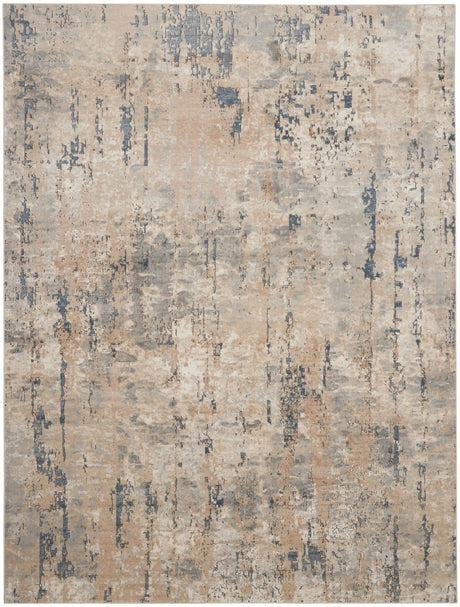 Nourison Quarry Qua01 Beige/Grey Rug - Nourison - 99446030139